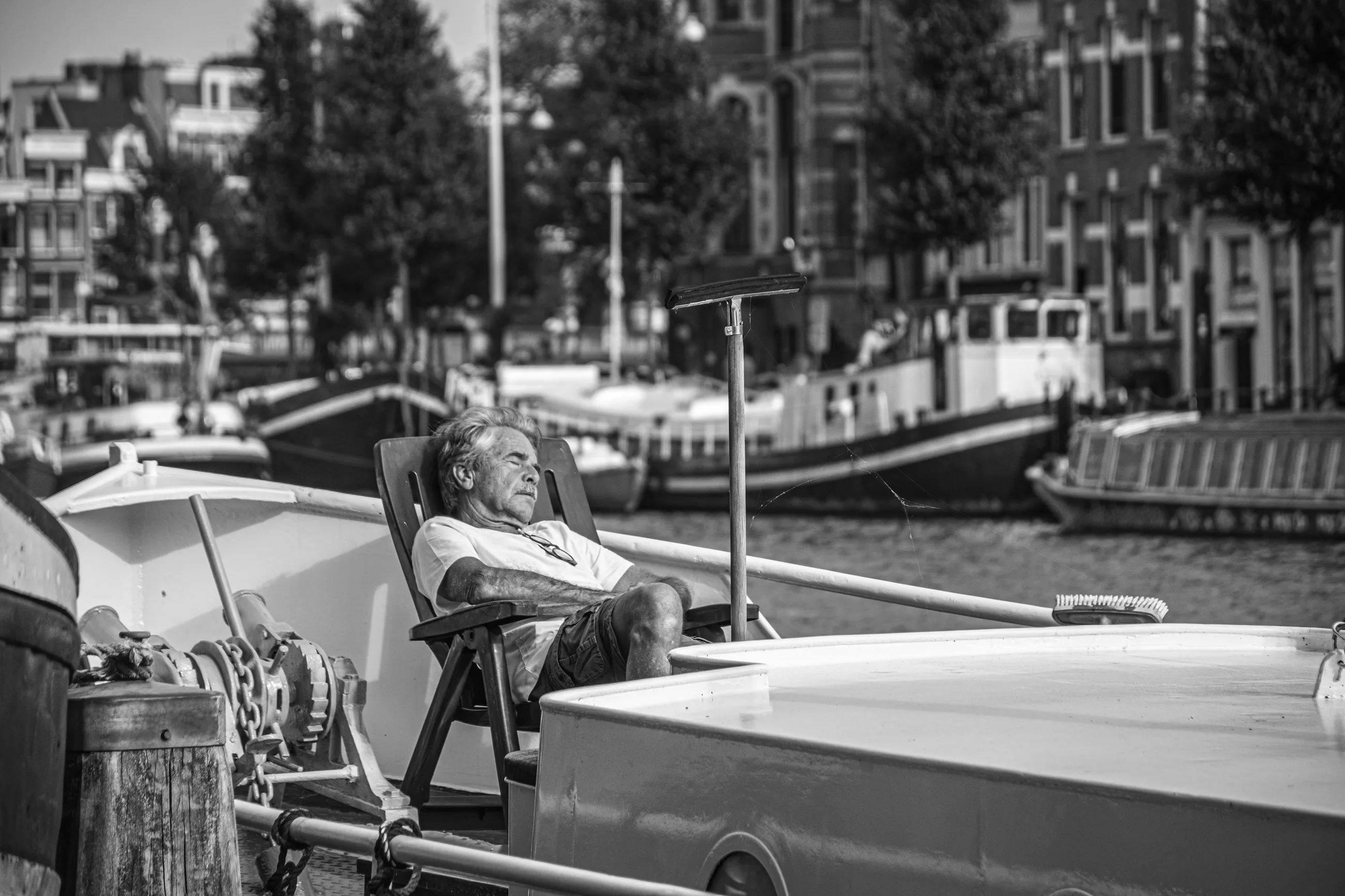 Guy on boat