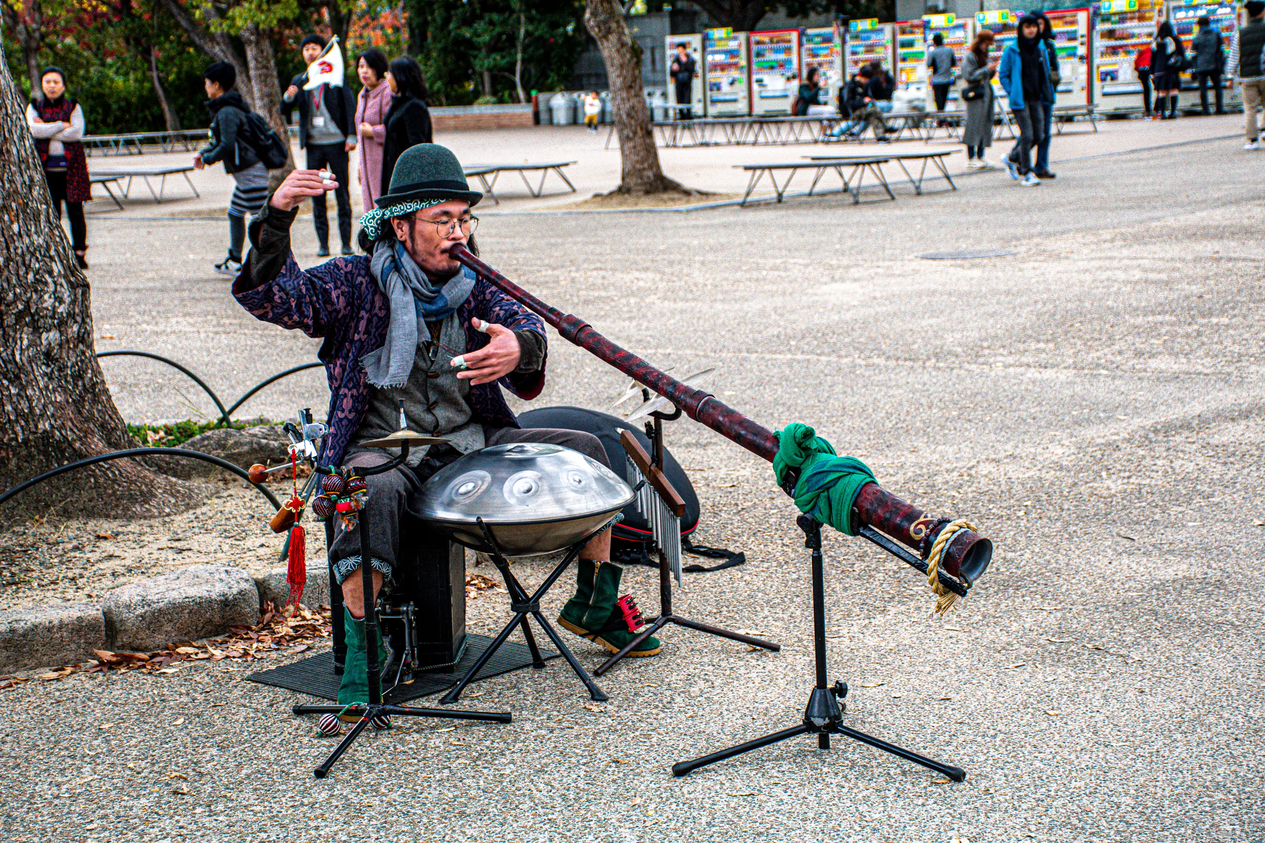 Kyoto street musician