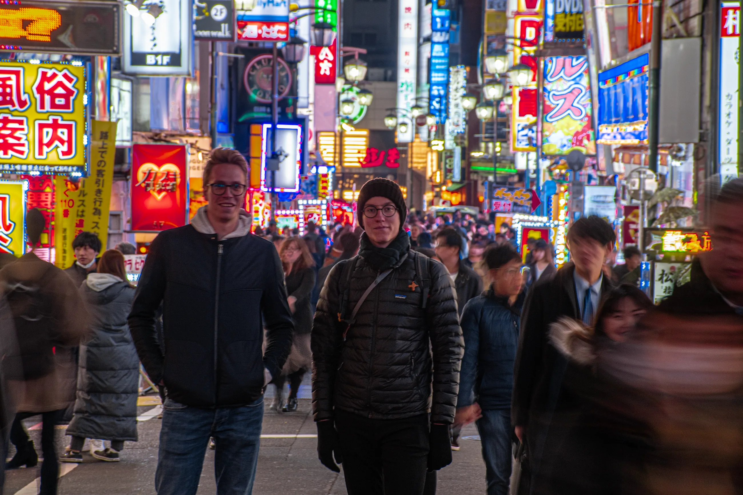 Lukas and Johannes in Japan